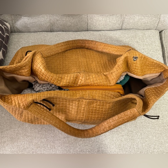 Borse In Pelle large woven leather bag - Picture 7 of 15